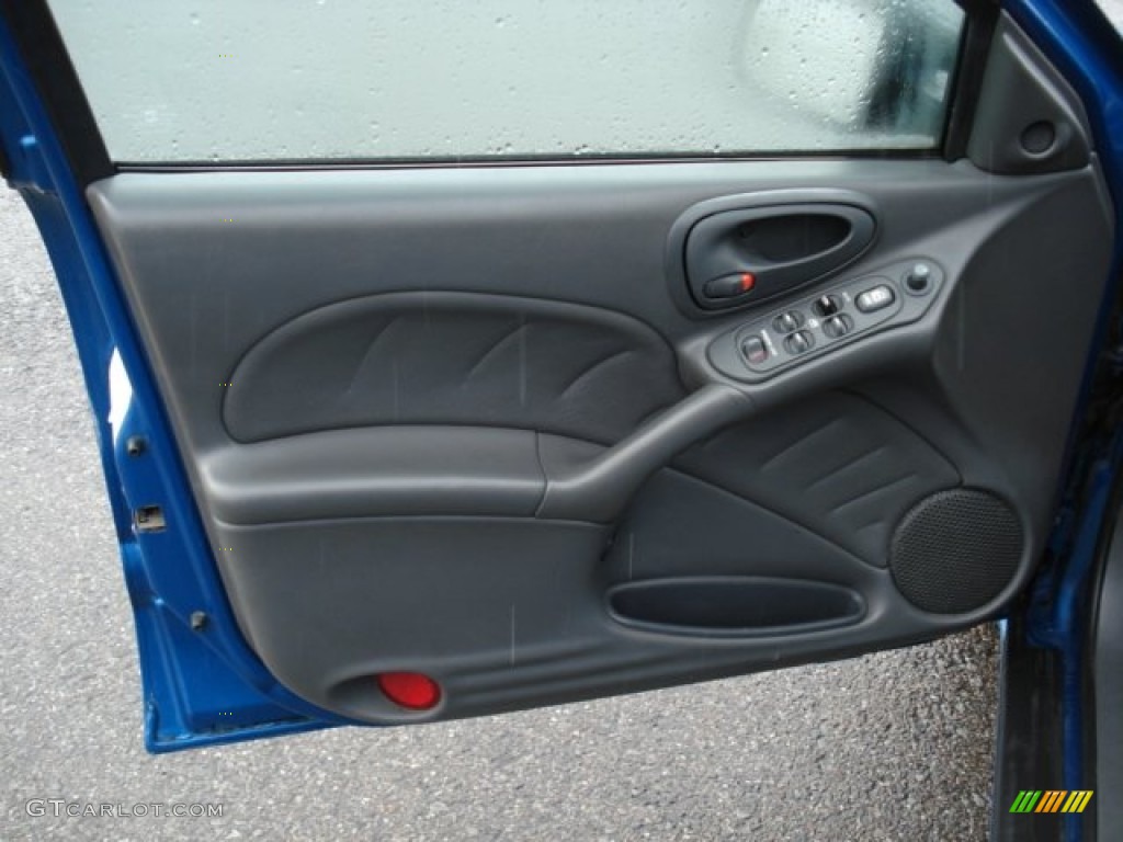 2000 Grand Am SE Sedan - Medium Gulf Blue Metallic / Dark Pewter photo #10