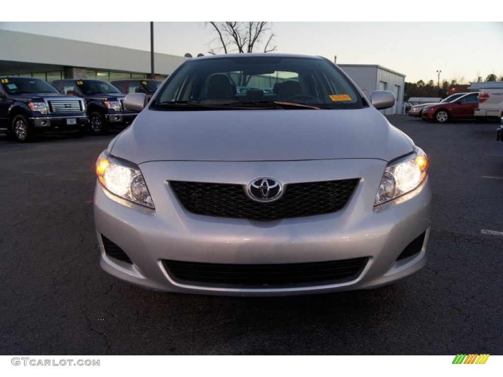 2009 Corolla XLE - Classic Silver Metallic / Ash photo #7
