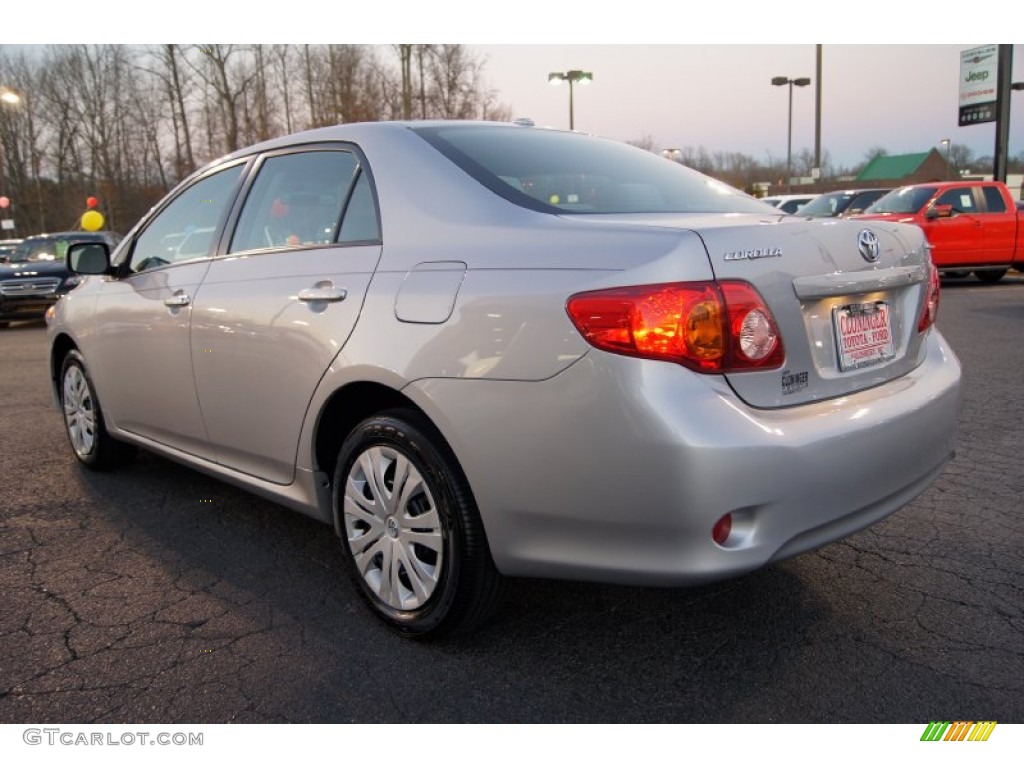 2009 Corolla XLE - Classic Silver Metallic / Ash photo #30