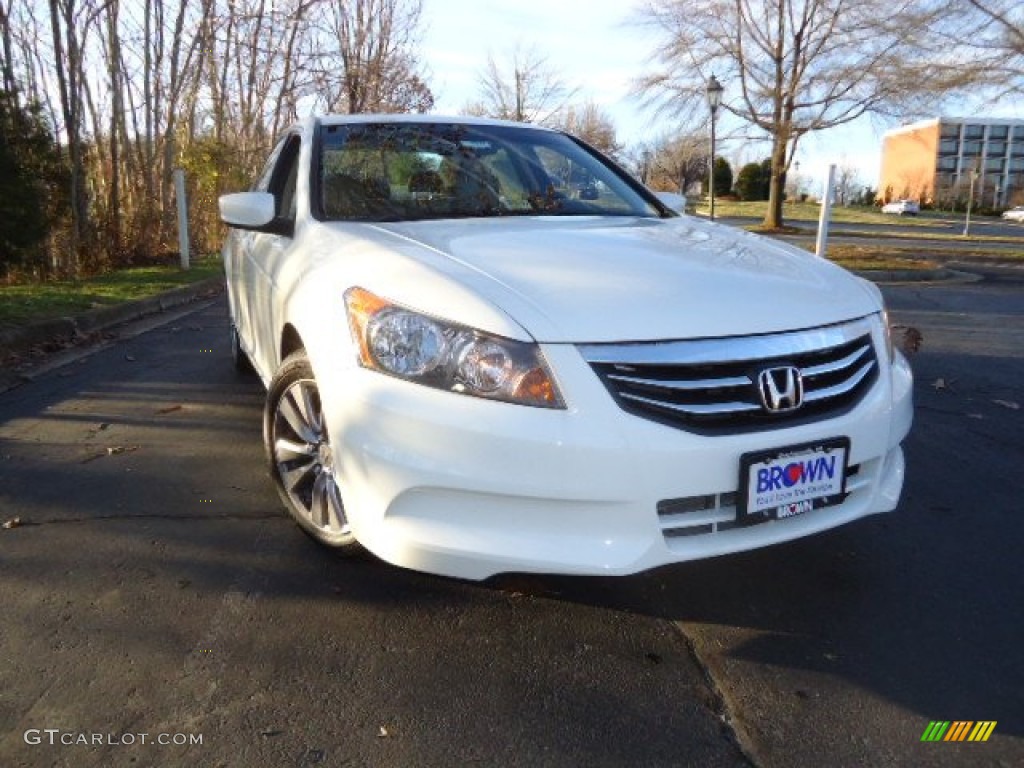 2012 Accord EX-L V6 Sedan - White Orchid Pearl / Ivory photo #1