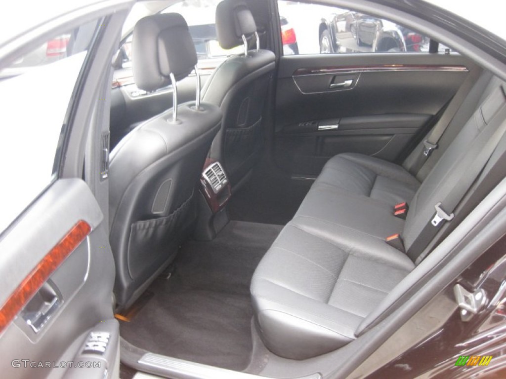 Black Interior 2008 Mercedes-Benz S 550 Sedan Photo #60285971