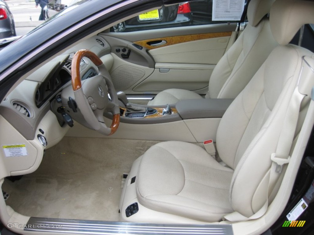 Stone Interior 2007 Mercedes-Benz SL 550 Roadster Photo #60286121