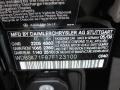 040: Black 2007 Mercedes-Benz SL 550 Roadster Color Code