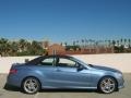 Quartz Blue Metallic 2012 Mercedes-Benz E 550 Cabriolet Exterior