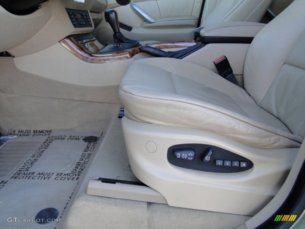 2002 X5 3.0i - Pearl Beige Metallic / Beige photo #13