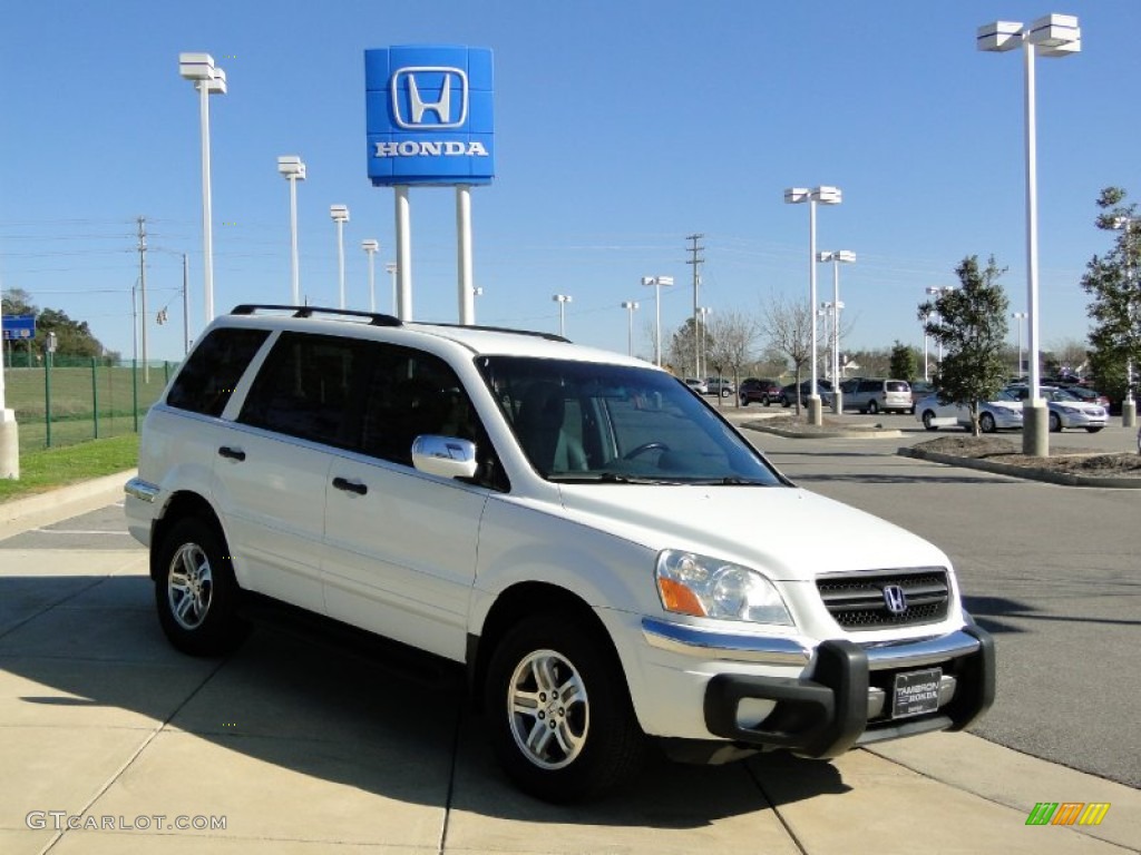 2003 Pilot EX-L 4WD - Taffeta White / Gray photo #2