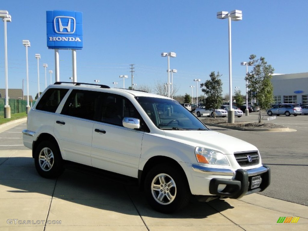 2003 Pilot EX-L 4WD - Taffeta White / Gray photo #3