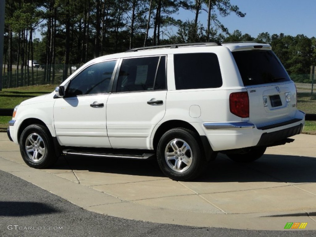 2003 Pilot EX-L 4WD - Taffeta White / Gray photo #6