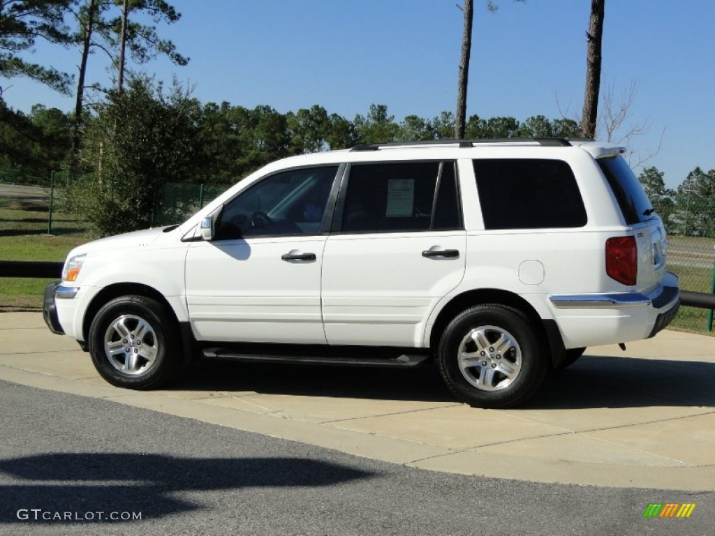 2003 Pilot EX-L 4WD - Taffeta White / Gray photo #7