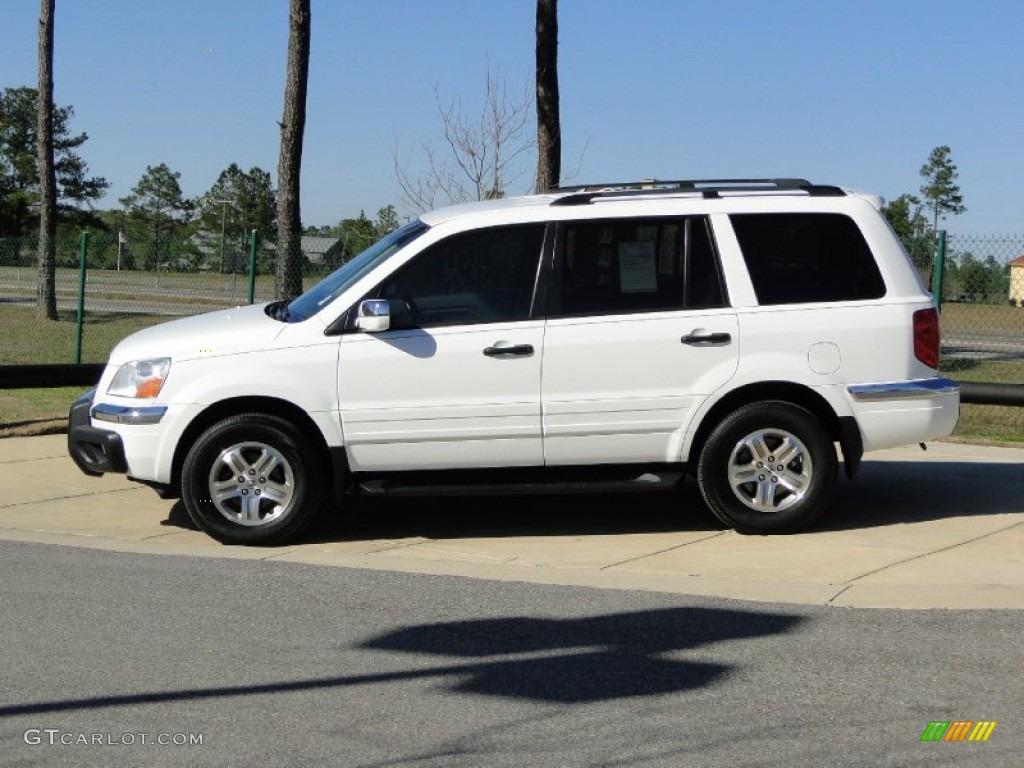 2003 Pilot EX-L 4WD - Taffeta White / Gray photo #8