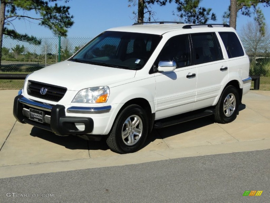 2003 Pilot EX-L 4WD - Taffeta White / Gray photo #10