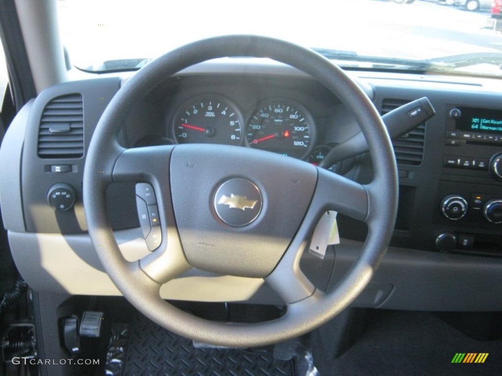 2012 Silverado 1500 LS Crew Cab - Mocha Steel Metallic / Dark Titanium photo #10