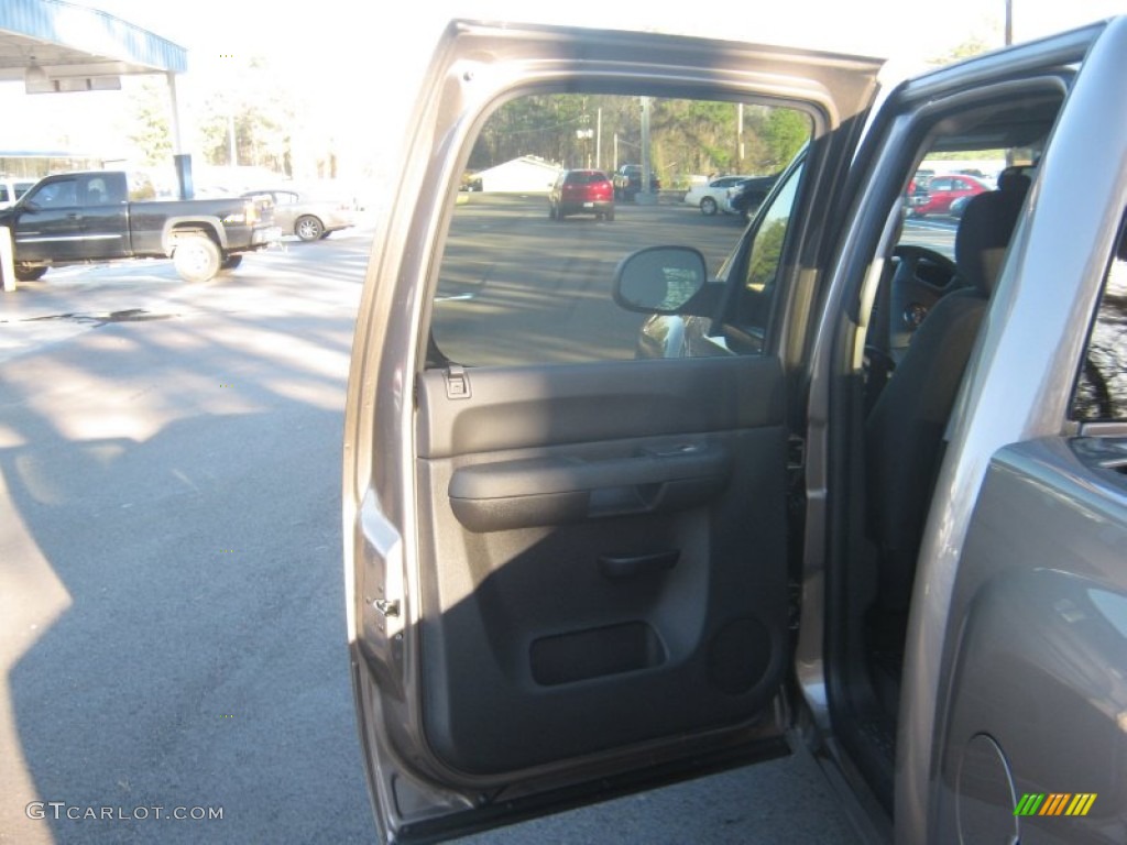 2012 Silverado 1500 LS Crew Cab - Mocha Steel Metallic / Dark Titanium photo #16