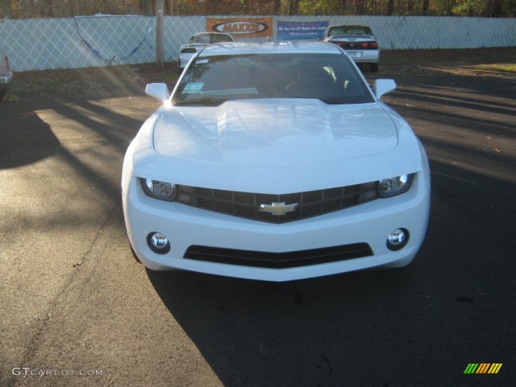 2012 Camaro LT Coupe - Summit White / Black photo #8