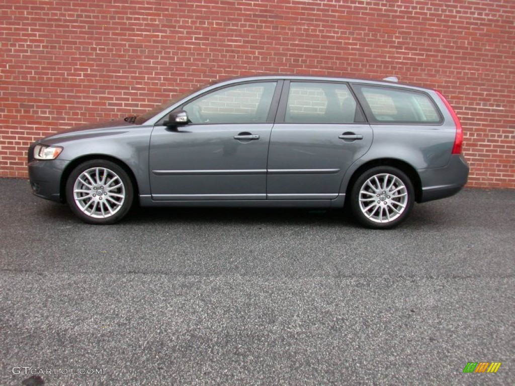 Titanium Grey Metallic 2009 Volvo V50 2.4i Exterior Photo #60289124