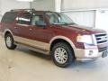 2012 Autumn Red Metallic Ford Expedition EL XLT  photo #3