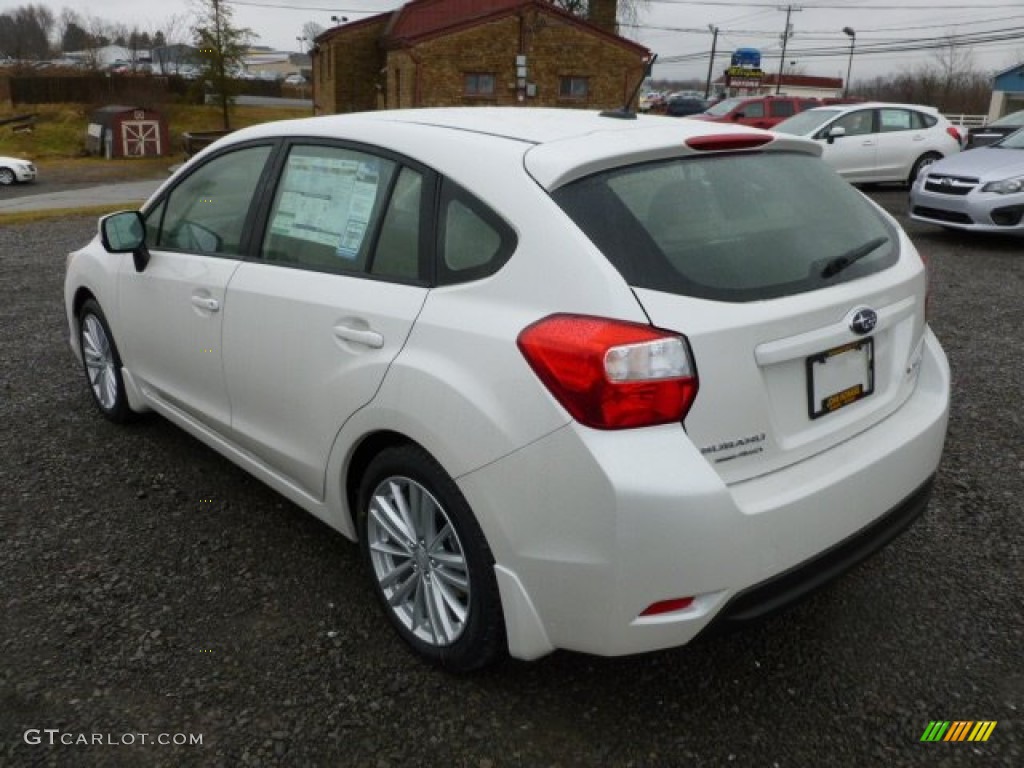 Satin White Pearl 2012 Subaru Impreza 2.0i Premium 5 Door Exterior Photo #60290101