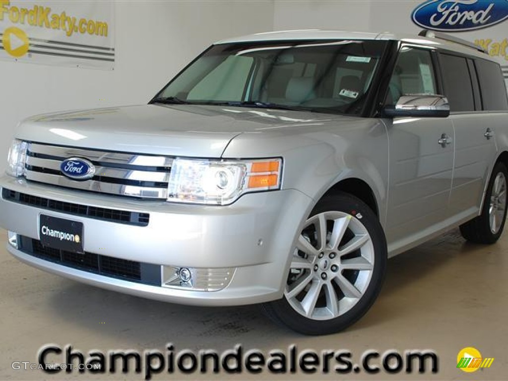 2012 Flex Limited EcoBoost AWD - Ingot Silver Metallic / Medium Light Stone photo #1