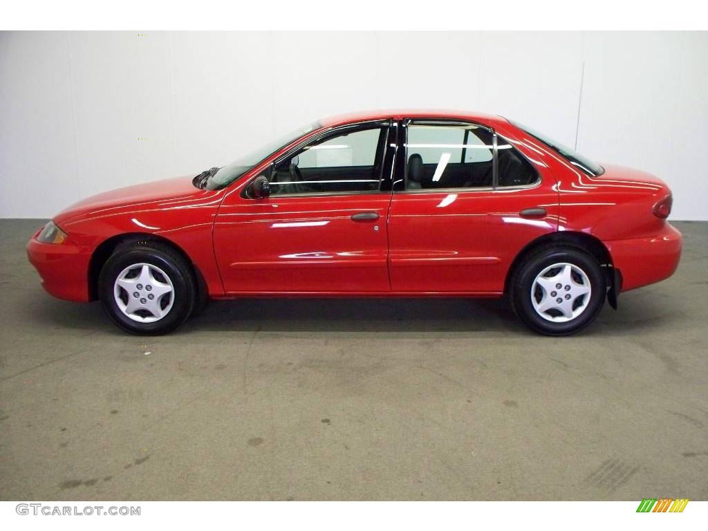 2004 Cavalier Sedan - Victory Red / Graphite photo #6