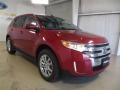 2012 Red Candy Metallic Ford Edge SEL EcoBoost  photo #3