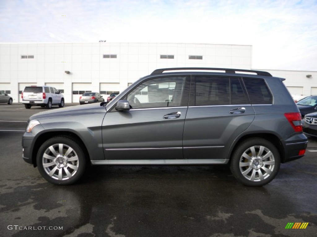 2012 GLK 350 4Matic - Sapphire Grey Metallic / Black photo #5