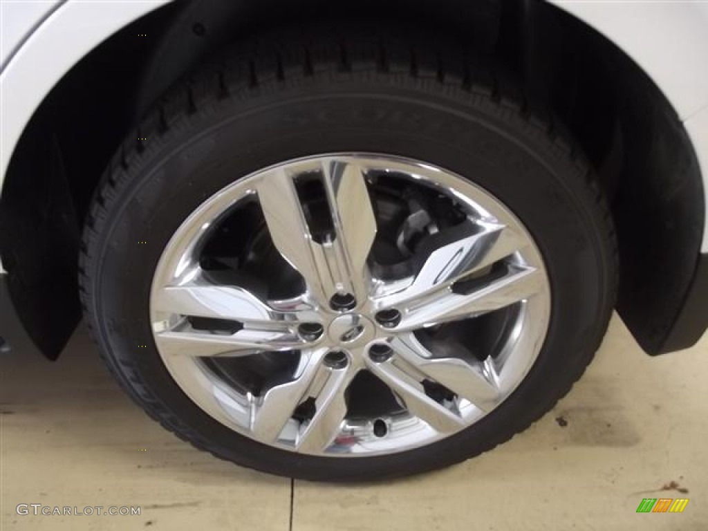 2012 Edge Limited EcoBoost - White Platinum Metallic Tri-Coat / Medium Light Stone photo #7