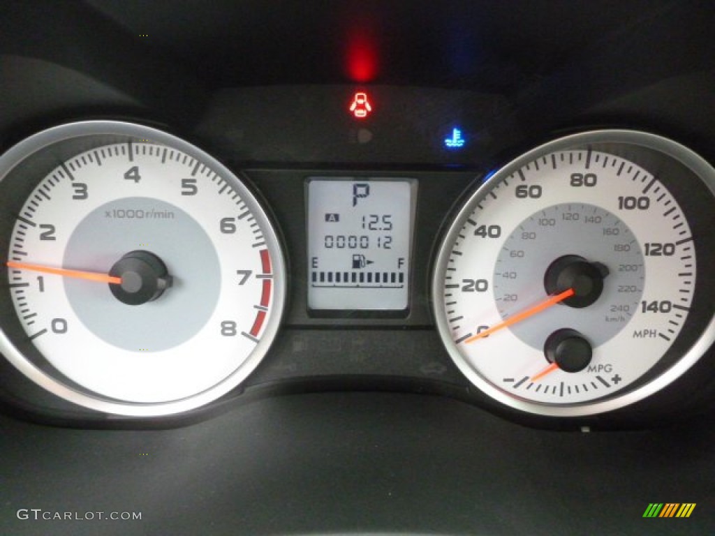 2012 Subaru Impreza 2.0i Sport Premium 5 Door Gauges Photo #60291335