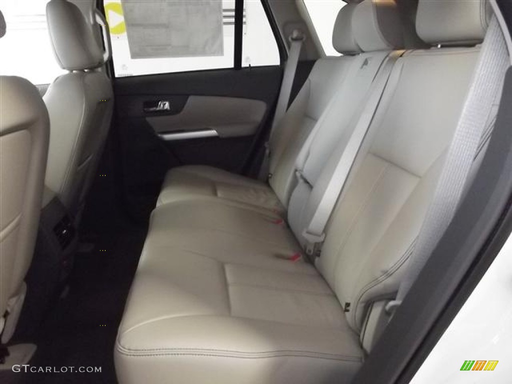 2012 Edge Limited EcoBoost - White Platinum Metallic Tri-Coat / Medium Light Stone photo #12