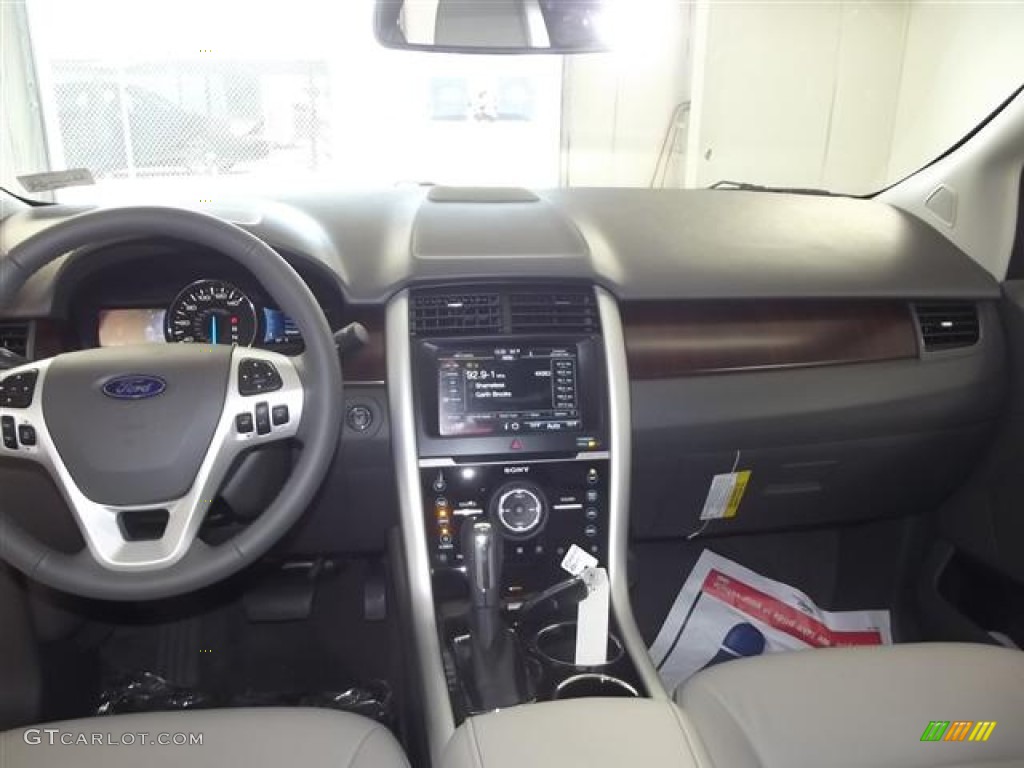 2012 Edge Limited EcoBoost - White Platinum Metallic Tri-Coat / Medium Light Stone photo #13