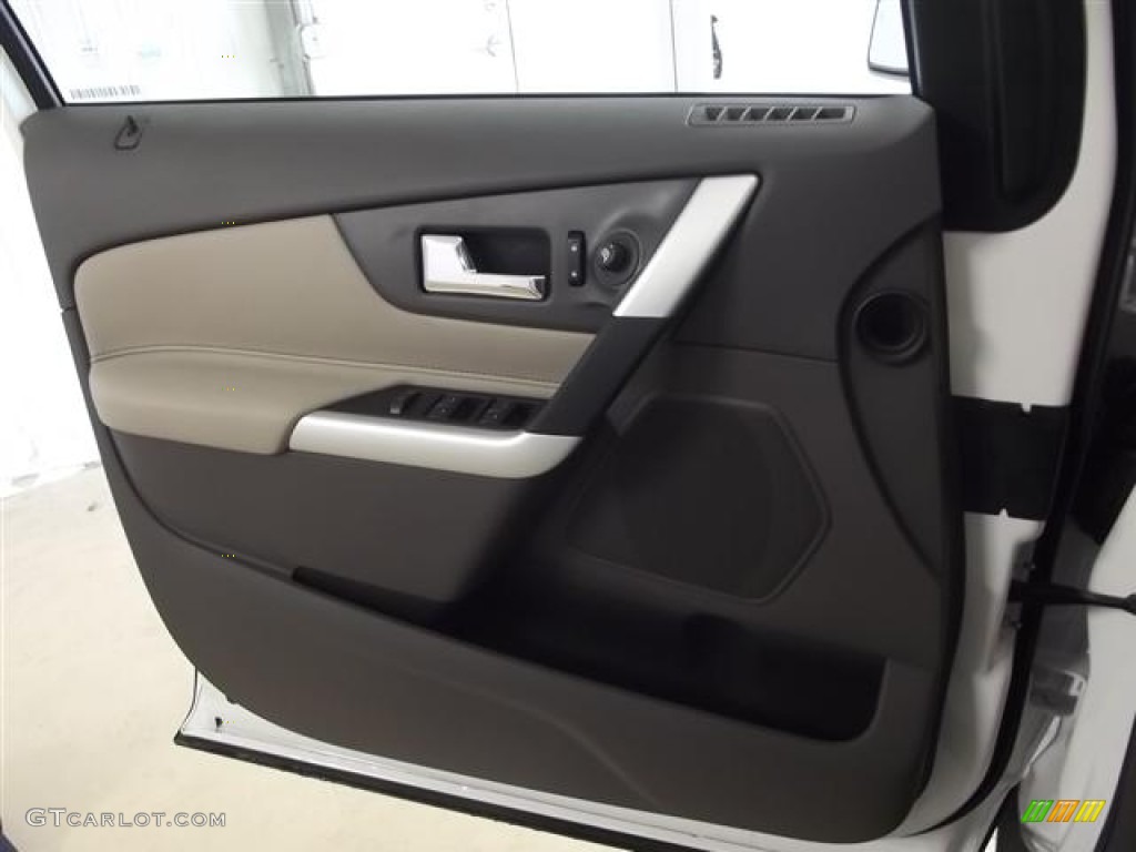 2012 Edge Limited EcoBoost - White Platinum Metallic Tri-Coat / Medium Light Stone photo #23