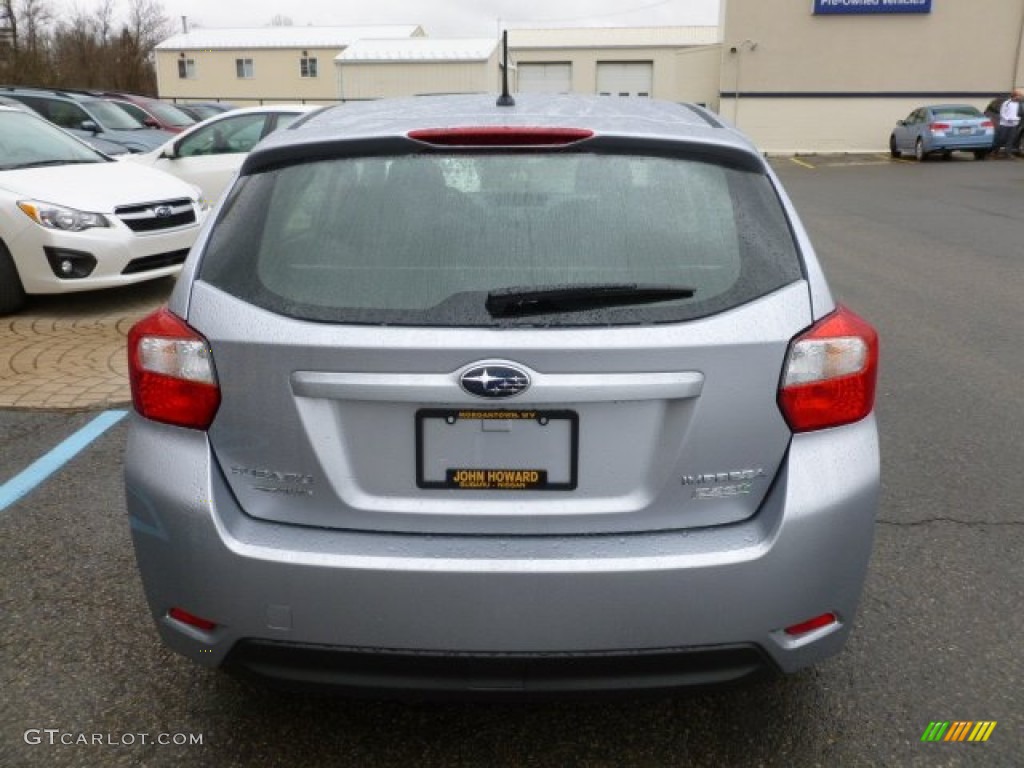 2012 Impreza 2.0i Premium 5 Door - Ice Silver Metallic / Black photo #6