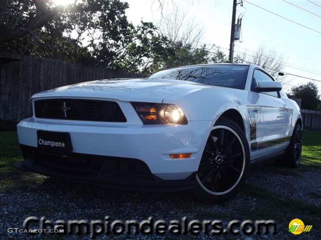 Performance White Ford Mustang