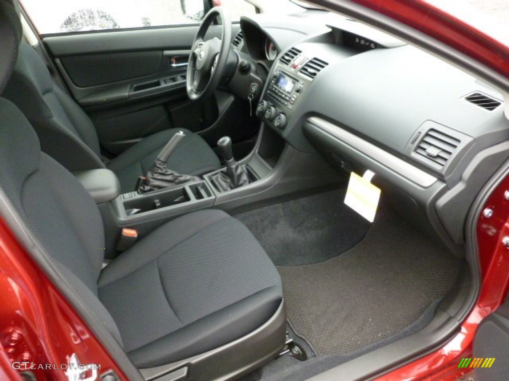Black Interior 2012 Subaru Impreza 2.0i Premium 4 Door Photo #60292127