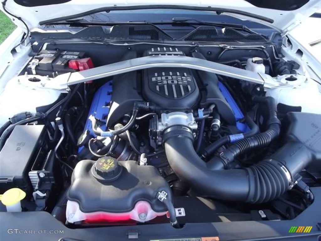 2012 Ford Mustang Boss 302 5.0 Liter Hi-Po DOHC 32-Valve Ti-VCT V8 Engine Photo #60292163