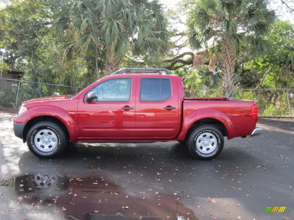 2011 Frontier S Crew Cab - Red Brick / Steel photo #8