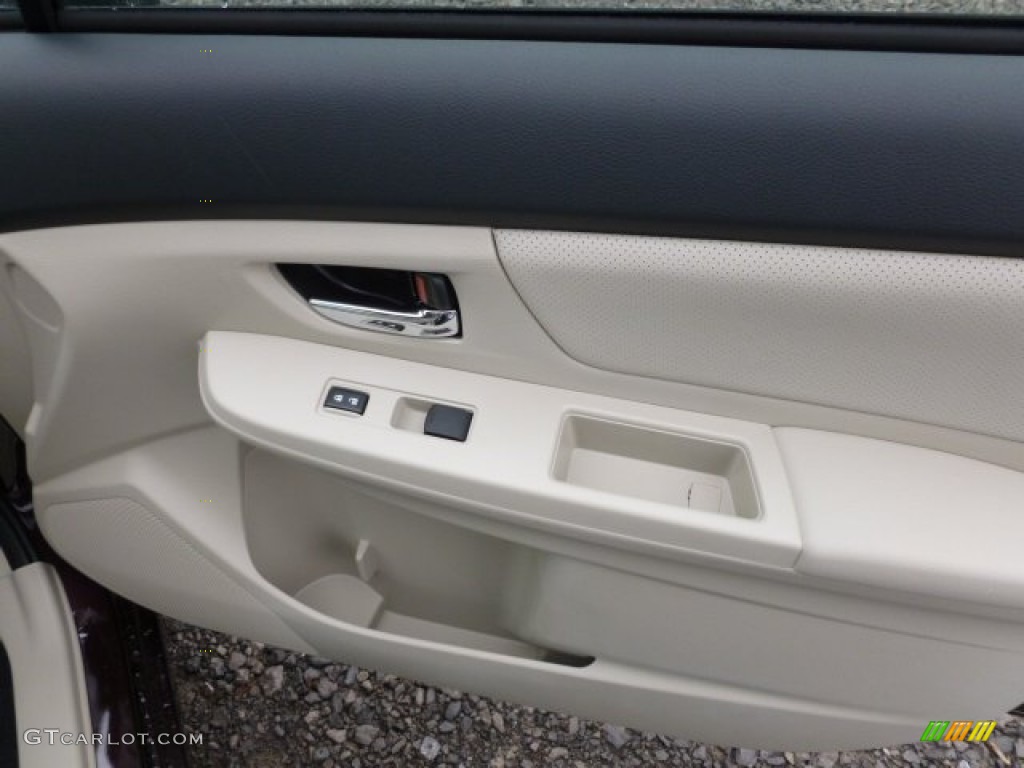 2012 Subaru Impreza 2.0i Limited 4 Door Ivory Door Panel Photo #60292892