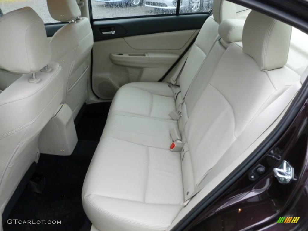 2012 Subaru Impreza 2.0i Limited 4 Door Rear Seat Photos