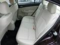2012 Subaru Impreza 2.0i Limited 4 Door Rear Seat