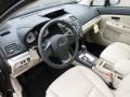Ivory 2012 Subaru Impreza 2.0i Limited 4 Door Interior Color