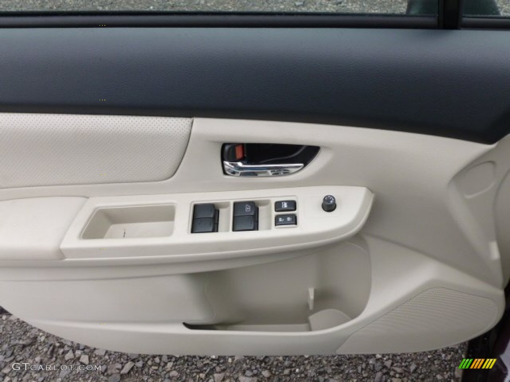 2012 Subaru Impreza 2.0i Limited 4 Door Ivory Door Panel Photo #60292946