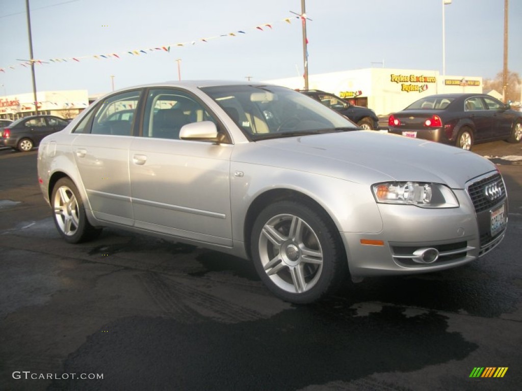 2006 A4 2.0T Sedan - Light Silver Metallic / Ebony photo #32