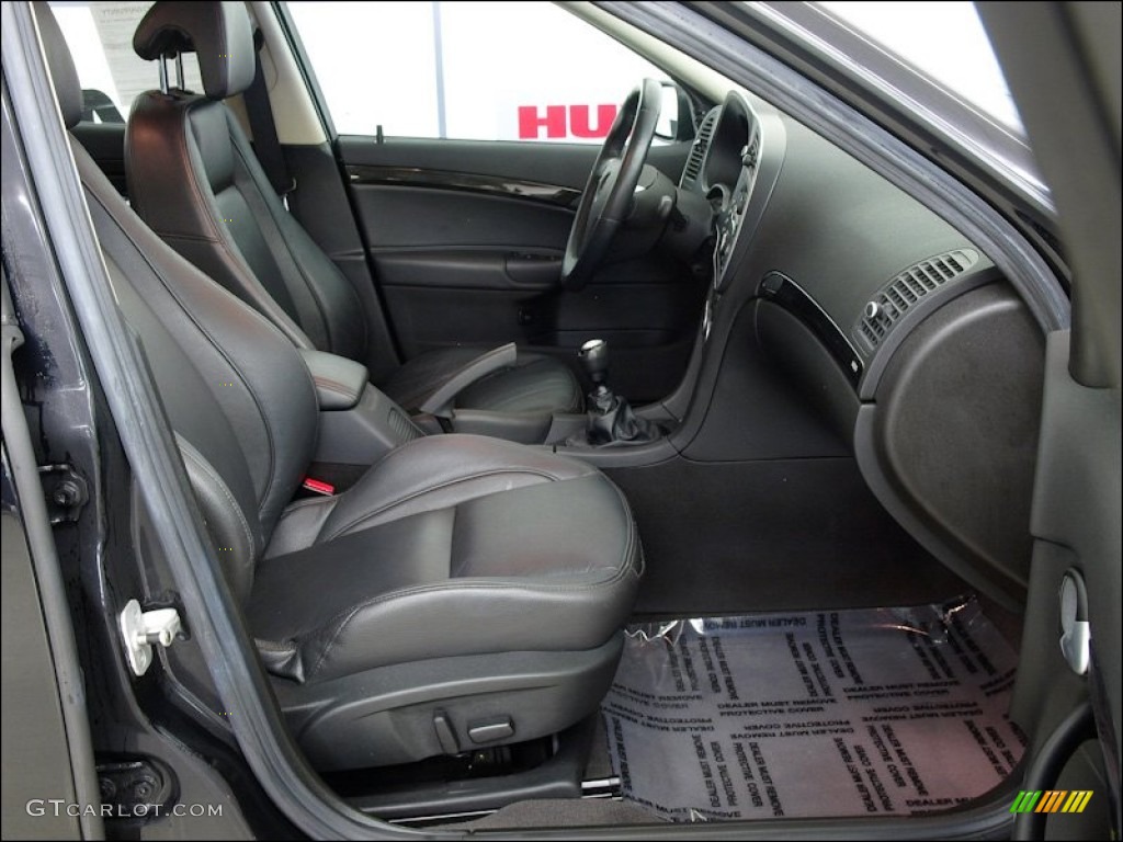 Black Interior 2008 Saab 9-3 Aero XWD Sport Sedan Photo #60293504