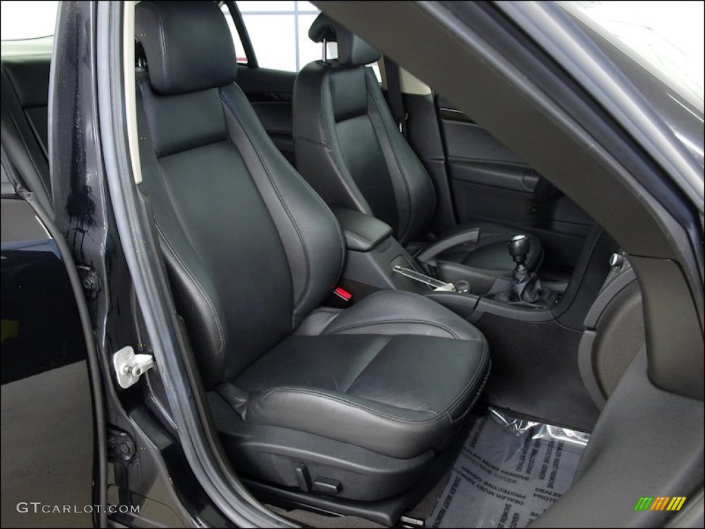 Black Interior 2008 Saab 9-3 Aero XWD Sport Sedan Photo #60293515