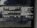  2008 9-3 Aero XWD Sport Sedan Jet Black Metallic Color Code 298
