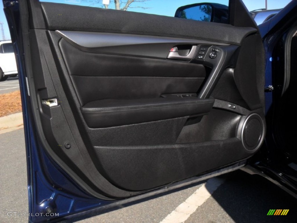 2009 Acura TL 3.5 Ebony Door Panel Photo #60294548