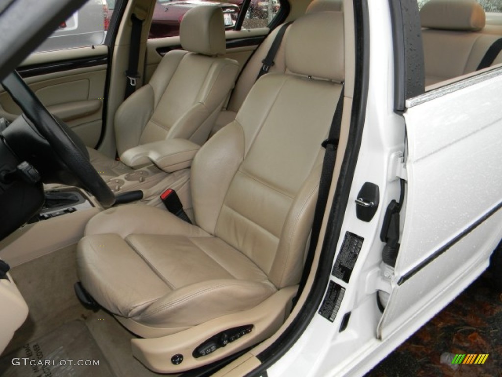 2003 3 Series 330i Sedan - Alpine White / Beige photo #8