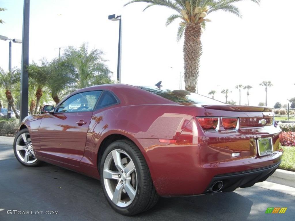 2010 Camaro SS/RS Coupe - Red Jewel Tintcoat / Black photo #8