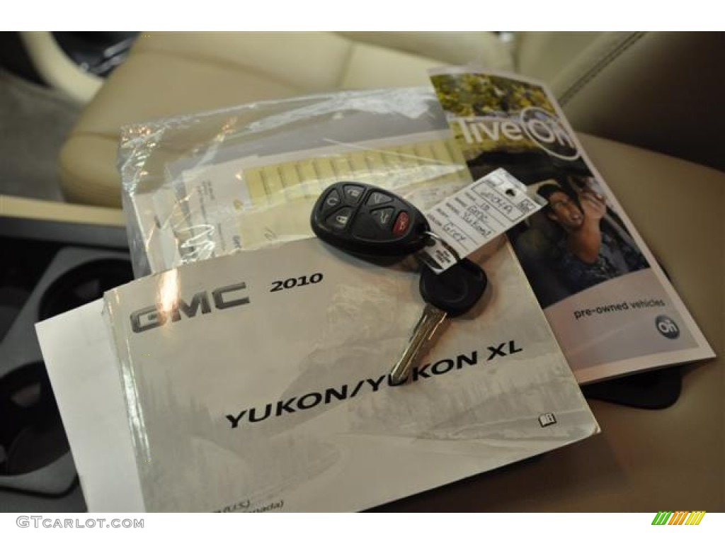 2010 Yukon XL SLT 4x4 - Storm Gray Metallic / Light Tan photo #19