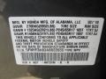NH737M: Polished Metal Metallic 2010 Honda Pilot Touring Color Code