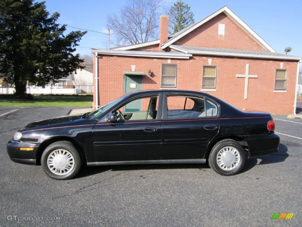 2003 Malibu Sedan - Black / Gray photo #1